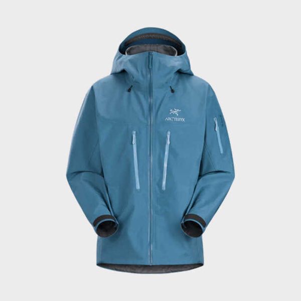 Designer Activewear Arcterys Jaqueta Roupas Ao Ar Livre Mens Série Alpha Sv Gore-tex Carga Jersey Sereno / Jinghai Azul l WN-XPDB