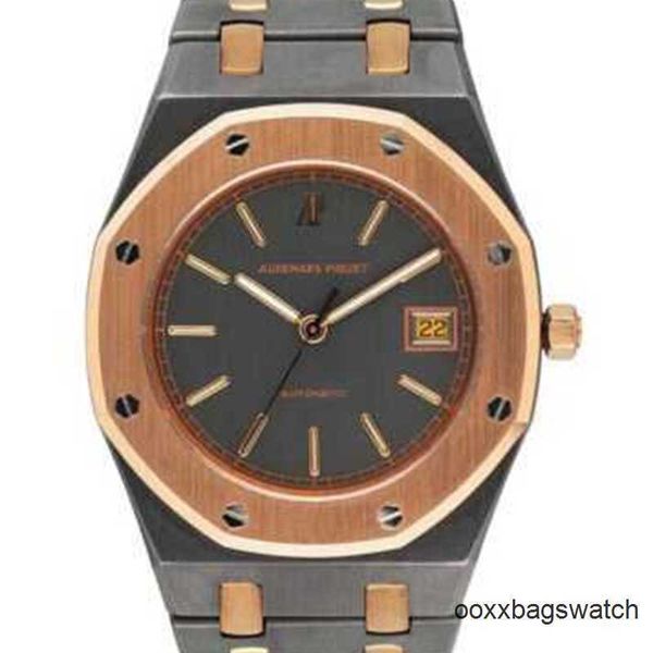 Relógios de quartzo Audpi Movimento Automático Relógio Abby Royal Oak 14486TR Tântalo 18K Rose Gold Relógio Masculino HBY6