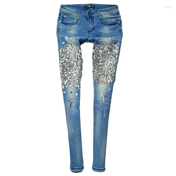 Jeans da donna DC7151 Moda 2023 Runway Luxury Design europeo Abbigliamento stile festa