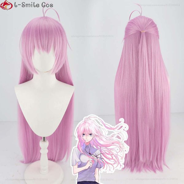 Костюмы комбинезона длиной 100 см, Shikimori Michon, косплей, аниме Shikimori's Not Just A Cutie, розовые термостойкие парики из синтетических волос + шапочка для парика
