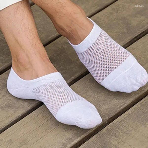 Erkek Çoraplar 10 Fays Mafy Yaz Katı görünmez yumuşak pointelle pamuk sığ ağız nefes alabilen iş çorabı artı boyut 39-43
