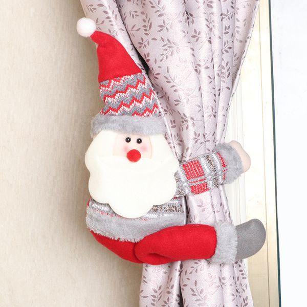 Noel Yaratıcı Perde Toka Halkası Karikatür Bebek Dekorasyon Bebek Tutkun Dükkanı Pencere Kolye Xmas Dekoratif