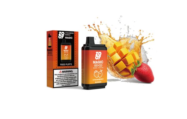 Puff 9000 Zooy Magic Sigaretta elettronica usa e getta Vape Pen Dispositivo Pods Vapers Disechable Puff 9k 16ml Batteria ricaricabile preriempita 0% 2% 5% Vapes 10k 12k 15k