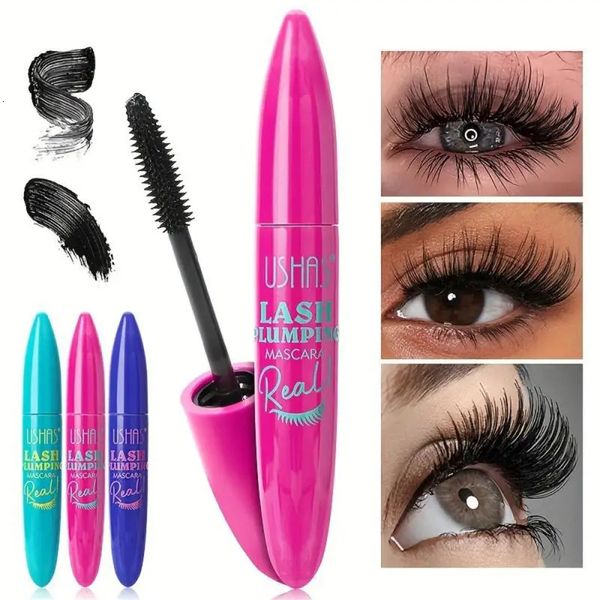 Mascara Lash Waterproof 4D Silk Fiber Effet Faux Curly Macara Verlängert das Wimpernwachstum Lift Bulklash Beauty Makeup Cosmetic 231027