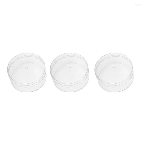 Kit di riparazione per orologi, vaso per lavaggio olio, vaso per pulizia, manutenzione, movimento in plastica, 3 pezzi, per strumenti da orologiaio