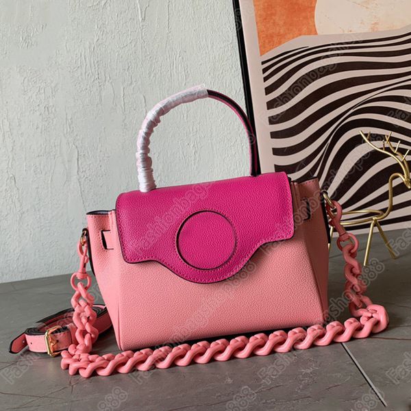 5a qualidade designer de moda saco la medusa clássico medusa corrente bolsa menina férias verão crossbody saco rosa moda feminina sacola