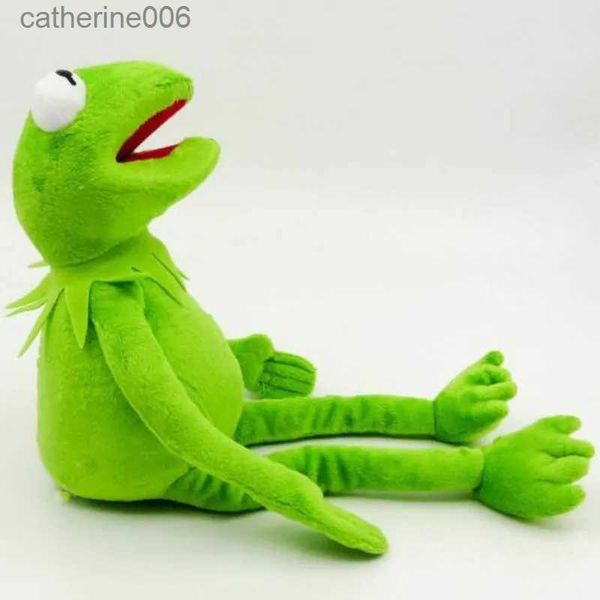 Animais de pelúcia recheados 1 peça de pelúcia Kermit Frog Sesame Street Frogs Boneca The Muppet Show Brinquedos de pelúcia Aniversário Natal Boneca de pelúcia para criançasL231027