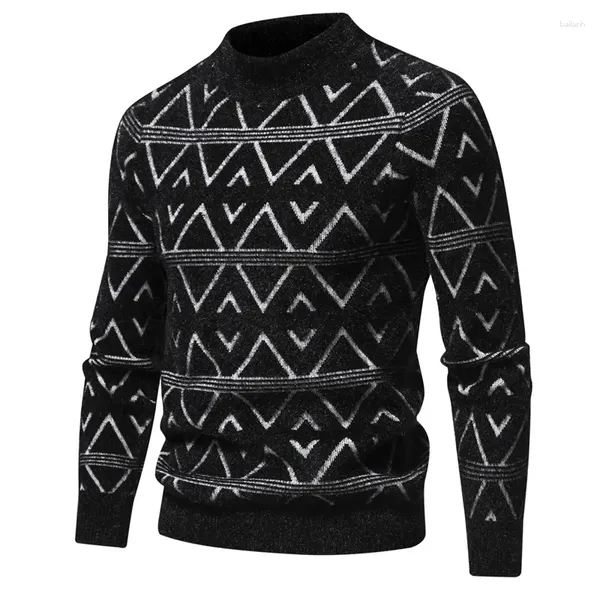 Maglioni da uomo Trend imitazione visone maglione morbido e confortevole moda caldo maglia pullover uomo vestiti