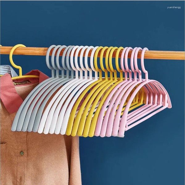 Cabides de plástico cabide de roupas 20 pçs camisa calças roupas cremalheiras espaço saver para armário organizador de armazenamento molhado seco doméstico