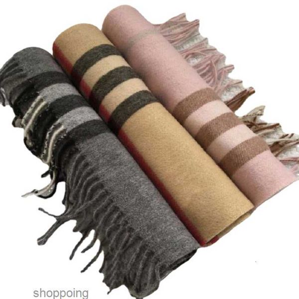 Классический шарф, зимний топ, 100% кашемир, британские клетчатые хлопковые женские шарфы с коробкой и аксессуарами