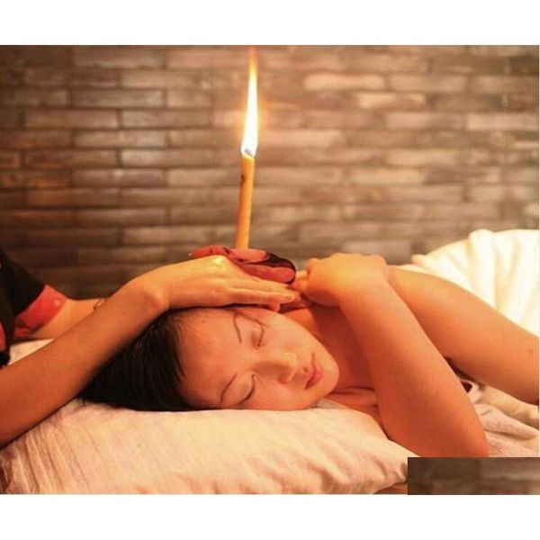 Aromaterapia 100 Pcs Coning Beewax Natural Orelha Vela Candling Terapia Estilo Reto Cuidados Misto Enviado 3109282 Drop Delivery Saúde Bea Otsf2