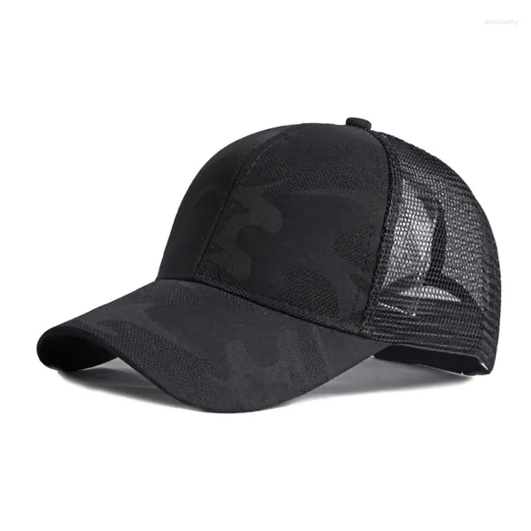 Berretti da baseball Cappelli in rete Camouflage traspirante Baseball Uomini e donne Sport ricreativi Tattico visiera esterna per