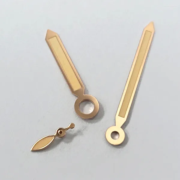Наборы для ремонта часов, светящаяся указка розового золота, зеленого цвета ETA 6497 6498, стрелки для ETA6497 ETA6498 ST3600 ST3620, иглы механизма