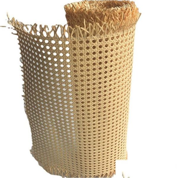 Acessórios de móveis Decoração de casa Rattan material mão tecido rede de cana para cadeira mesa teto fundo parede diy acessório homefavor dhf0x