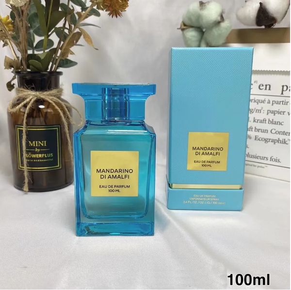 Novas Mulheres Homens Perfumes Mandarino DI Amalfi Perfume 100ml Eau de Parfum Longa Duração Bom Cheiro Colônia Fragrância Perfumada Natural Spray Desodorante