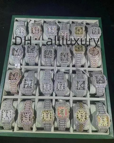 Luxusuhren Herrenuhr Designeruhren Hochwertige Uhrwerke Herrenuhren Moissanit-Uhr Iced Out-Uhr Diamantuhr Montre Automatische mechanische Uhr 148