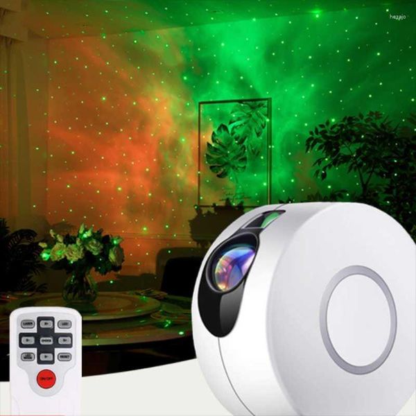 Decoração de festa LED Rotating Star Projetor Dream Night Light Controle Remoto Laser Sky