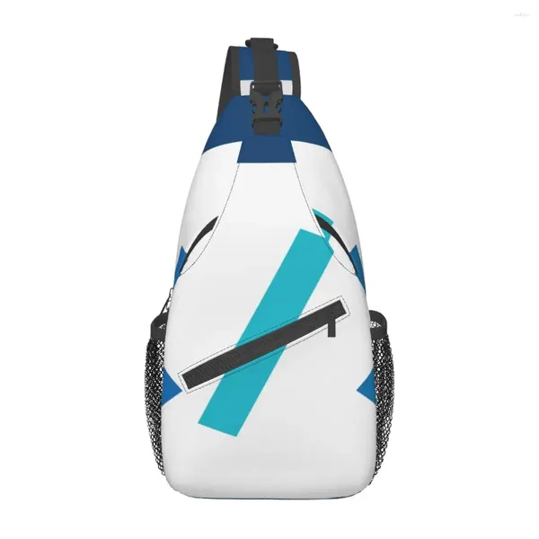 Duffel Bags Programa Design Bolsa de peito Retro com Zipper Travel Travel Gift Gift Multi-Style