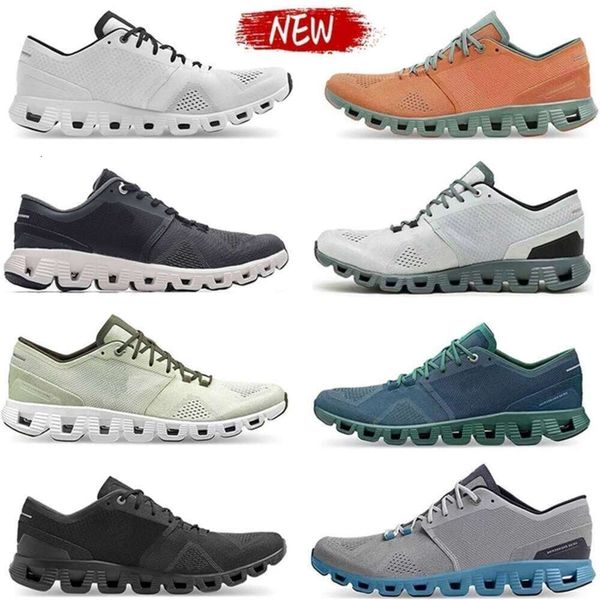 Scarpe Cloud di alta qualità firmate X Scarpe da corsa da uomo Sneakers rosa sabbia Aloe cenere nero arancione ruggine rosso Storm Blue bianco scarpa da allenamento e allenamento incrociato Designer da uomo