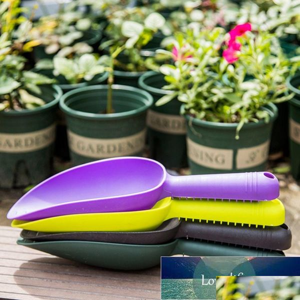 Outros suprimentos de jardim Plástico Solto Solo Spade Planta Flores Plantio Vegetal Ing Semear Pá Anti Slip Handle Home Gardeni Dhtma