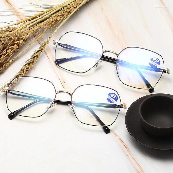 Sonnenbrille Herren Anti-Blaulicht-Brille Fashion Optics Flat TR Hartrahmen Ultra Large Box Damen Augenschutz