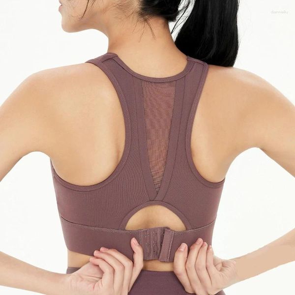 Yoga roupa esportes roupa interior ginásio superior mulheres push up sutiã correndo treinamento de fitness alto suporte senhoras sem underwire wear