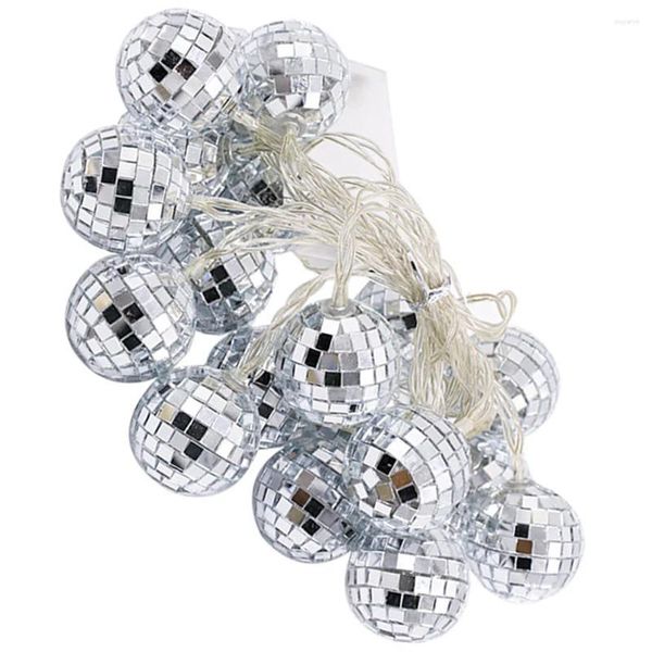 Saiten Hause Hängen Ornament Disco Ball Licht Mini Lichter Festival Camping Zelt Zubehör Party Dekore Hochzeit Dekorationen