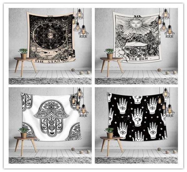 16 Designs tapeçaria Euramerican adivinhação astrologia impressão parede pendurado decoração do quarto toalha de mesa tapete de yoga toalha de praia part5154074