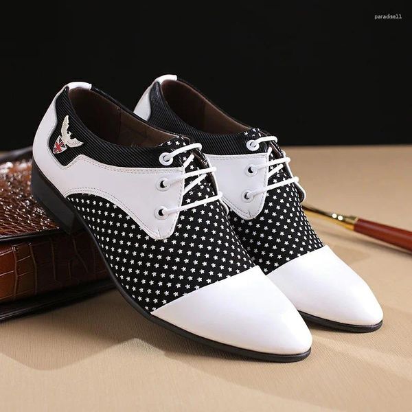 Sapatos de vestido formal para homens italiano luxo casamento homens apontou toe masculino couro oxford lace up sapato de festa