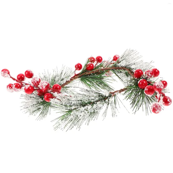 Flores decorativas anéis de natal decoração artificial grinaldas de queda parede pendurado decoração porta ornamentos mesa de natal peças centrais plástico