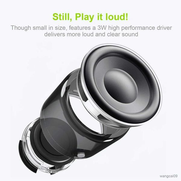 Mini Speakers Pro Mini-Bluetooth-Lautsprecher mit individuellem Bassstrahler, IPX7 wasserdichte tragbare Lautsprecher, im Reiseetui verpackt