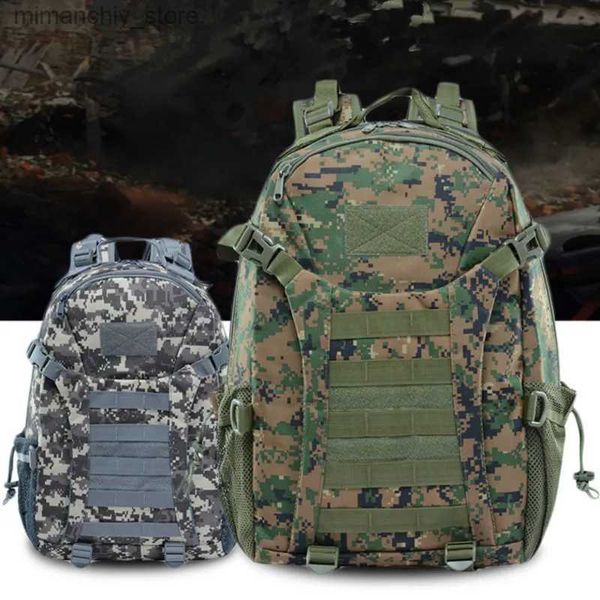 Outdoor-Taschen Casual Camping Rucksack Outdoor-Sport Trekking Angeln Tasche Militärische Taktische Armee Molle Klettern Rucksack Wasserdichte Taschen Q231028