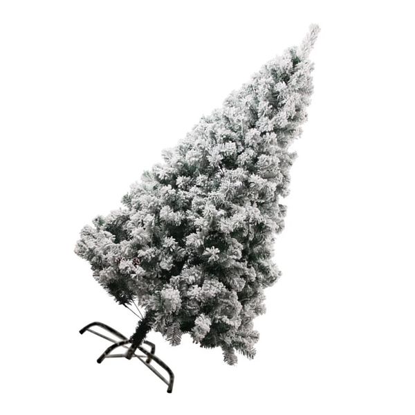 Andere Event-Party-Zubehör, künstlicher Weihnachtsbaum, kreative Weihnachtsdekoration, klassische, exquisite Szenen-Layout-Requisite, Beflockung, bezauberndes Weiß, 231027