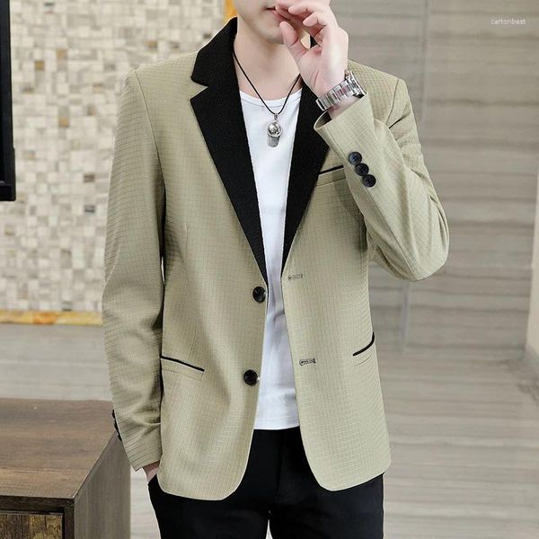 Abiti da uomo 2023 Moda Blazer Trend Bello Business High-end Piccolo vestito Slim Versione coreana del tempo libero Boutique Single West Coat Top