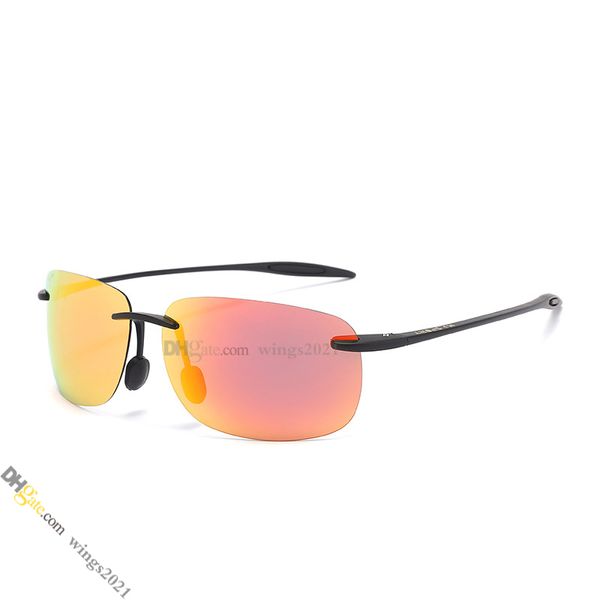 Designer Sonnenbrille Herren Sonnenbrille UV400 Sport Sonnenbrille hochwertiger polarisierender Linsenfarbe mit TR-90silicon-Rahmen-M422;Geschäft/21417581