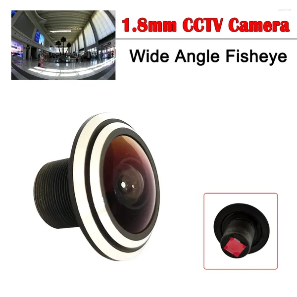 Neocoolcam 1.8mm hd olho de peixe lente cctv ultra grande angular para ir ahd tvi 1080p câmera de visão noturna de rede sem fio