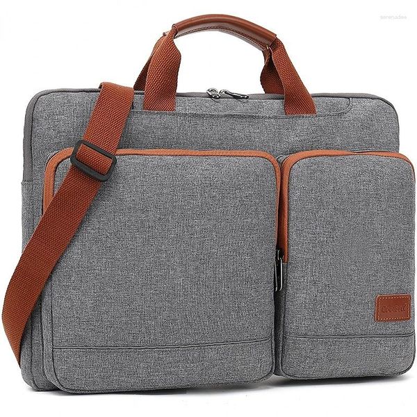 Maletas multi-função ultra-fino saco de computador grande capacidade ombro masculino negócios commuter maleta unisex bolsa