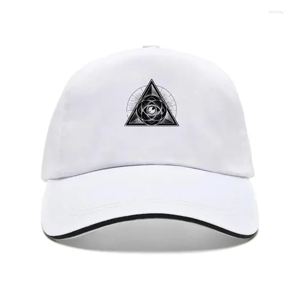 Cappellini da baseball da uomo e da donna, retrò, per gli occhi che vedono tutto, piramide, protezione solare, cappellini da baseball in cotone bianco