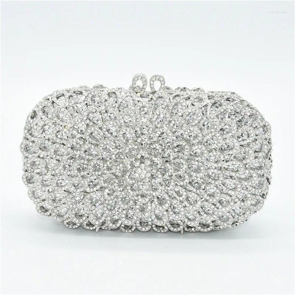 Abendtaschen Damenhandtaschen Diamant-Schädel-Clutch Damen-Luxustasche für Hochzeitsfeier Designer