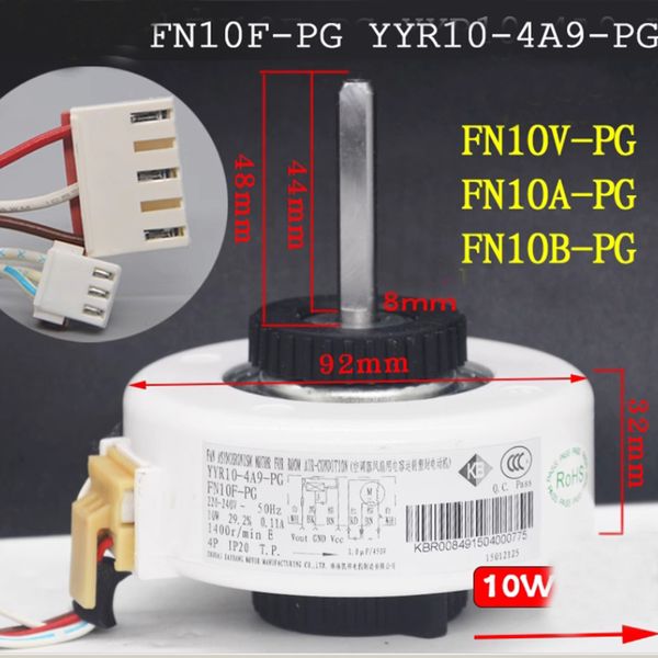 НОВЫЙ FN10A-PG YYR10-4A-PG Y4S476A558G Внутренняя машина кондиционера Двигатель вентилятора