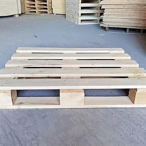 Poplar fumigation wood pallet, moisture-proof board, warehouse forklift pallet pad, logistics transportation, customized according to the drawing, 1219*1016*120cm