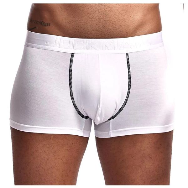 Mutande JOCKMAIL Boxer da uomo in cotone Intimo elasticizzato Vita bassa Mutandine morbide e traspiranti Pantaloncini fitness moda Sport