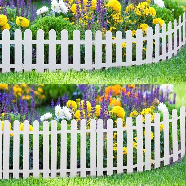 Decorazioni da giardino 10 pezzi Vaso da fiori in legno Recinzione Cestino per piante Contenitore Fioriera Decorazioni per matrimoni per la casa Decorazioni natalizie per verdure