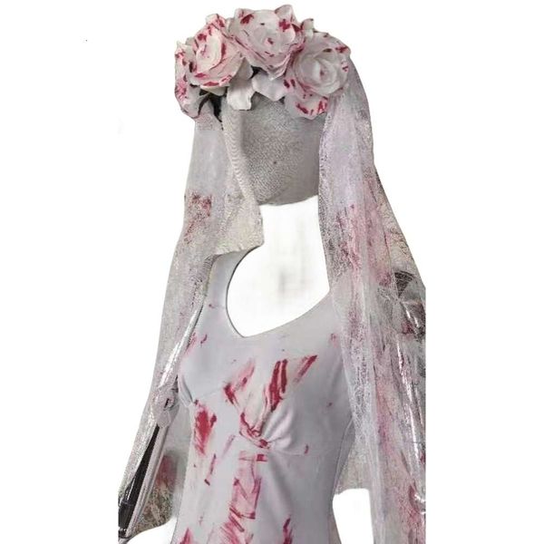 Costume di Halloween Costume Cosplay Halloween Fantasma Sposa Halloween Nuovo Horror Fantasma Sposa Costume Gioco Vestito Bar Stage Leading Dress