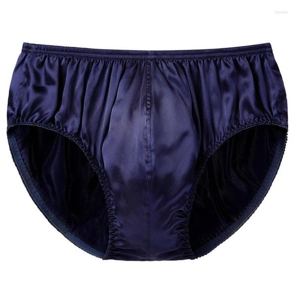 Mutande 1PC Avvolgere Glutei Uomo Mutandine G-String Biancheria intima Perizoma Slip Raso di seta Intimo Vita media Traspirante Custodia grande