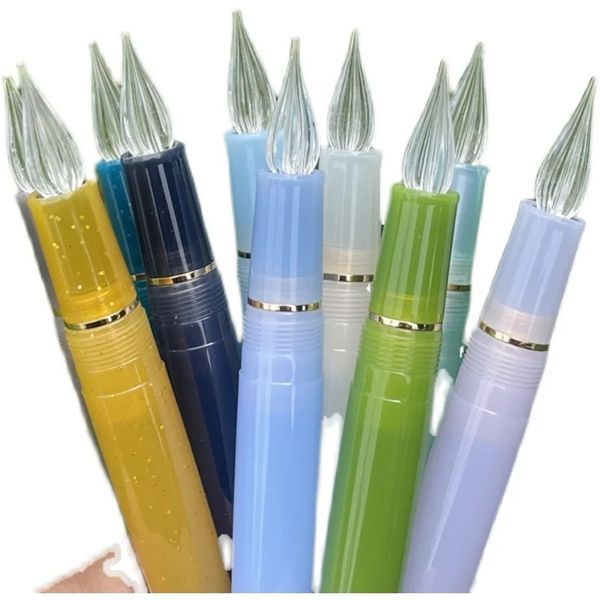 Penne stilografiche Jinhao 82 versione modificata Glass Dip Pen con pennino sostitutivo 231027