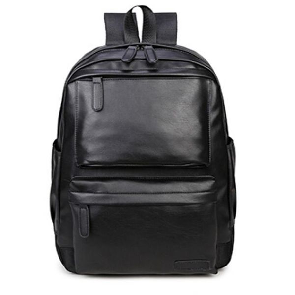 2017 Men Women Vintage Leather Backpack Travel Rucksack School School School para adolescentes Masculina de alta qualidade 10255V