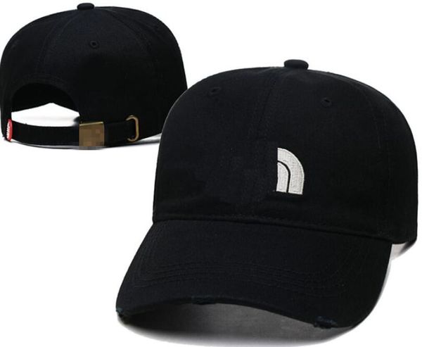 Designer de luxo North Brand Face Four Season Versátil Chapéu de Beisebol Masculino e Feminino Todo Algodão Pato Tongue Cap Chapéu Branco Marca de Moda Graffiti Caps A25