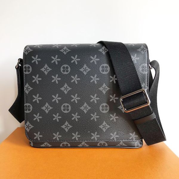 Роскошная сумка-конверт M46255 N42710 Mini DISTRICT для мужчин, путешествия, натуральная кожа, мужская модная сумка на плечо, женская сумка-тоут, клатч, сумка-мессенджер, дизайнерская сумка через плечо