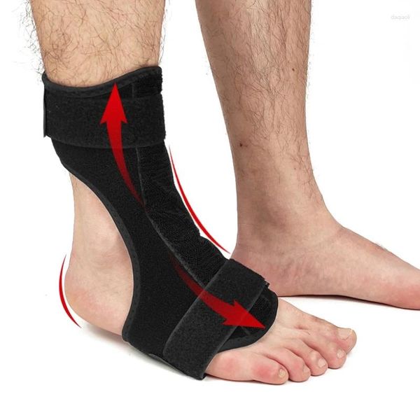 Support de cheville, 1 paire, attelle de sport, stabilisateur de pied, orthèse, sangles réglables, coussinet respirant, protection de chaussette de Football